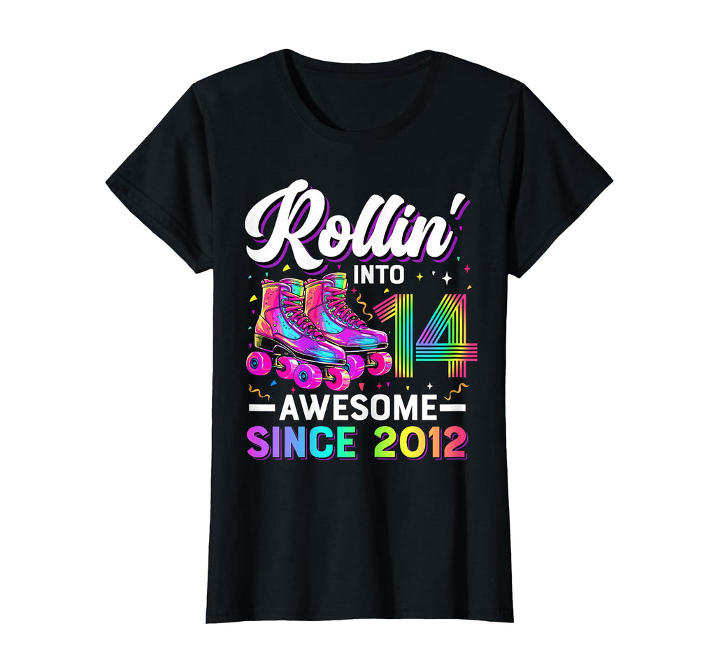 14Th Birthday 14 Year Old Roller T-Shirt - Custom Art Print for Adults - T-Shirt, Sweatshirt, Hoodie