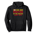Master Sideline Shout Outs Soccer Dad Hoodie - Novelty Apparel for Adults - T-Shirt, Sweatshirt, Hoodie