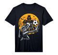 Soccer Skeleton Halloween Soccer T-Shirt - Minimalist Print Unisex - T-Shirt, Sweatshirt, Hoodie