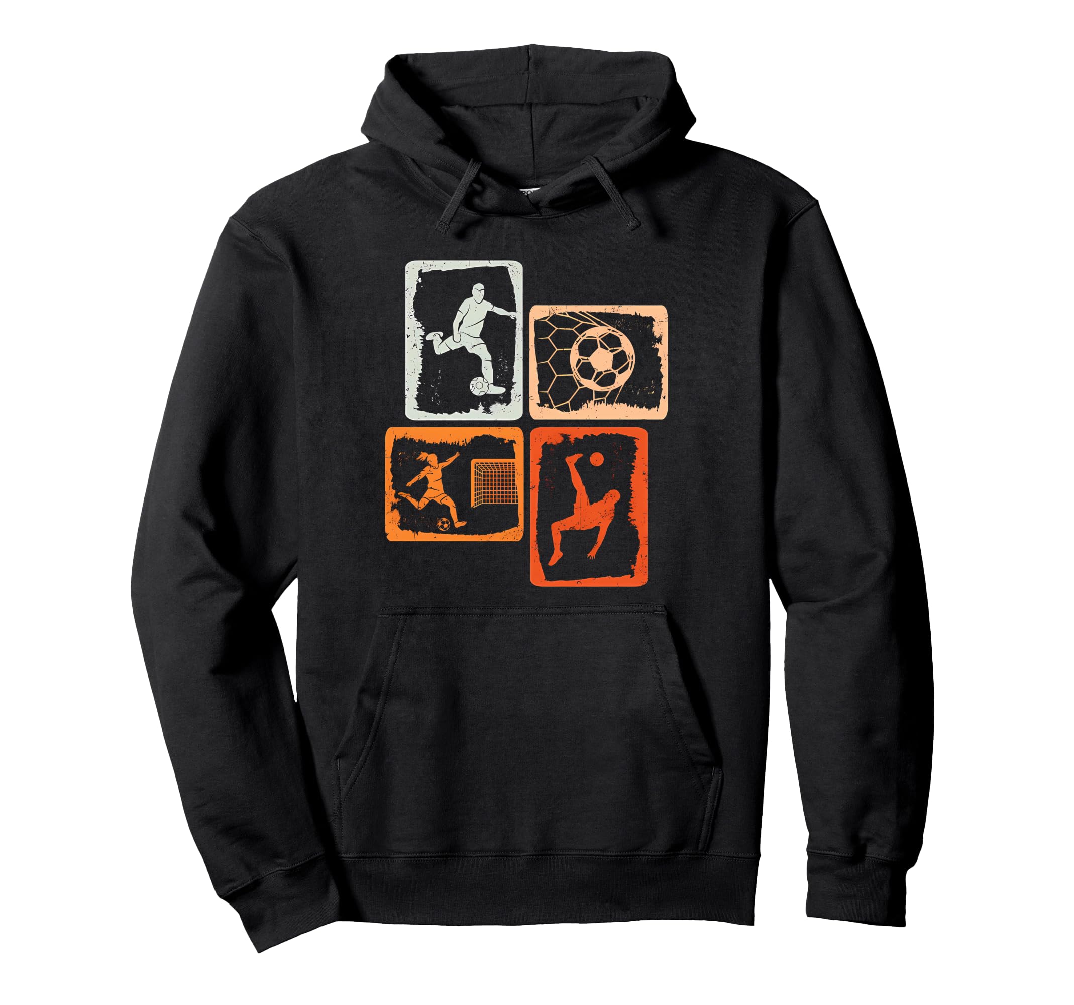 Soccer Colored Hoodie - Trendy Graphic Men Women - T-Shirt, Sweatshirt, Hoodie