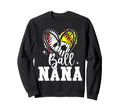 Ball Nana Baseball Softball Sweatshirt - Fun Novelty Design Men Women - T-Shirt, Sweatshirt, Hoodie
