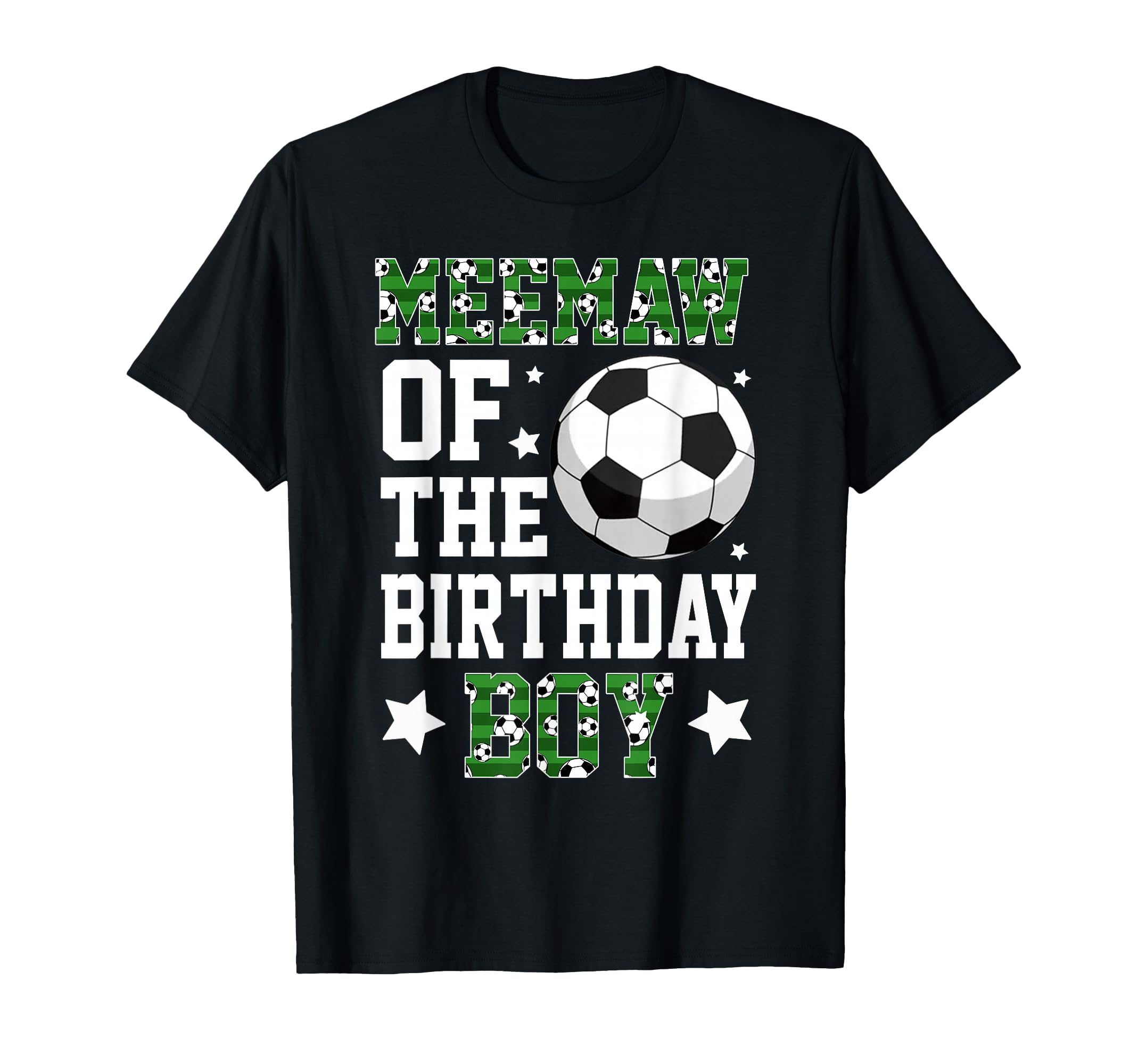 Meemaw Birthday Soccer Family T-Shirt - Aesthetic Graphic Men Women - T-Shirt, Sweatshirt, Hoodie