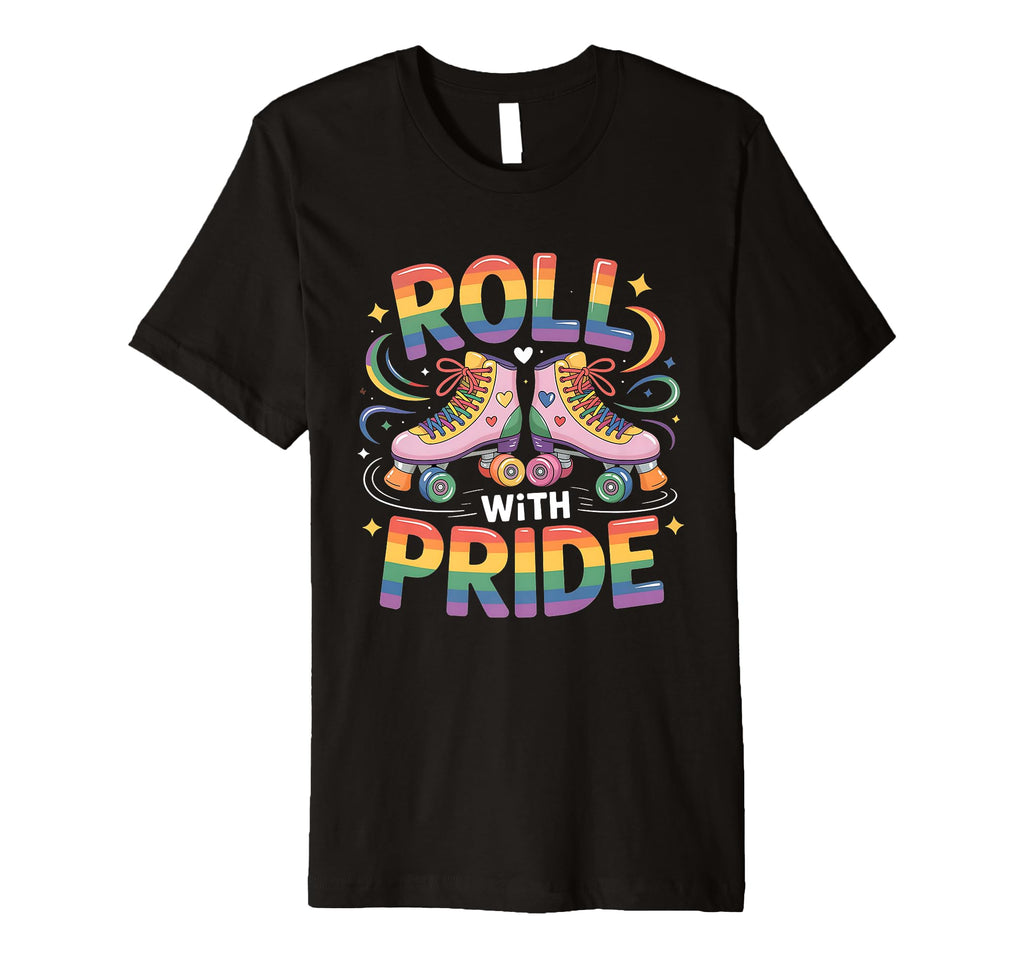 Roller Skate Roller Skating Pride T-Shirt - Streetwear Style for Adults - T-Shirt, Sweatshirt, Hoodie