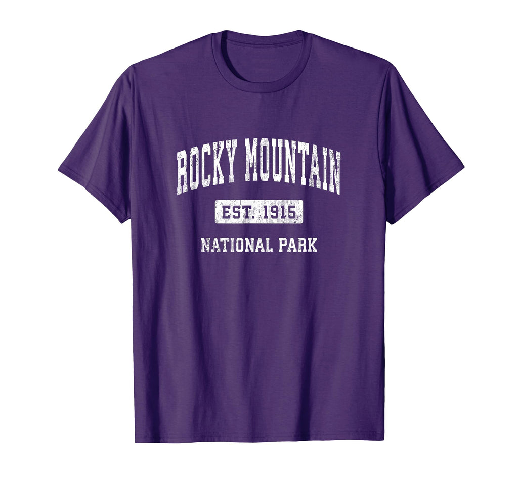 Rocky Mountain National Park Sports T-Shirt - Fun Novelty Design for Adults - T-Shirt, Sweatshirt, Hoodie