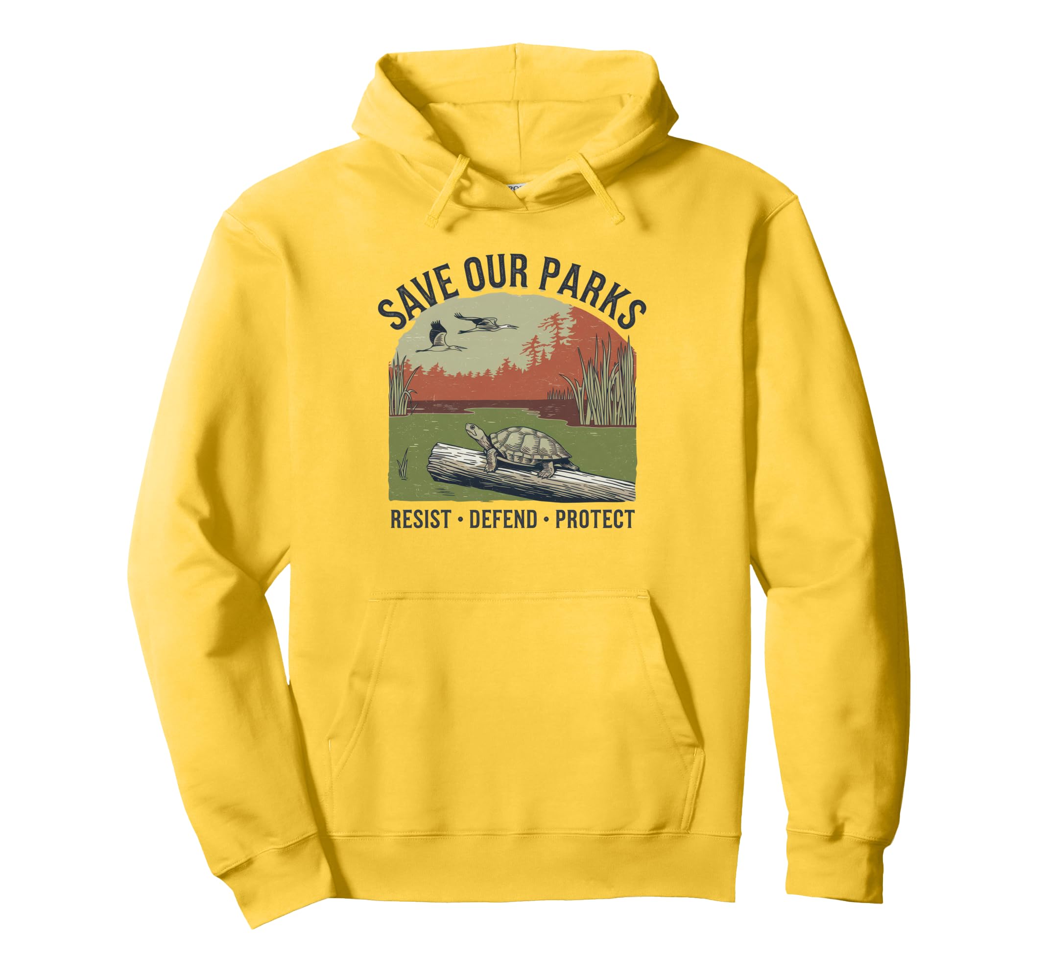 Save Our Parks Protect National Park Hoodie - Fun Novelty Design Unisex - T-Shirt, Sweatshirt, Hoodie
