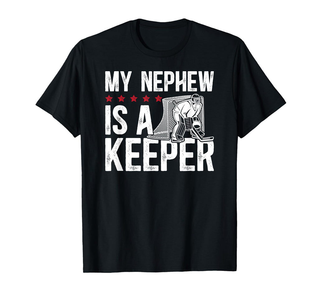 Ice Hockey Keeper Uncle Hockey T-Shirt - Fun Novelty Design Men Women - T-Shirt, Sweatshirt, Hoodie