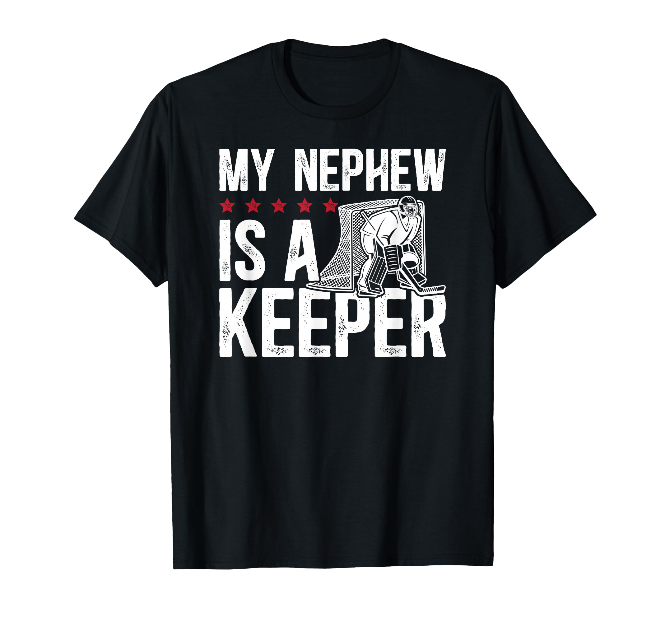 Ice Hockey Keeper Uncle Hockey T-Shirt - Fun Novelty Design Men Women - T-Shirt, Sweatshirt, Hoodie
