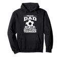 Proud Dad Teenager 13Th Birthday Soccer Hoodie - Unique Graphic Unisex - T-Shirt, Sweatshirt, Hoodie