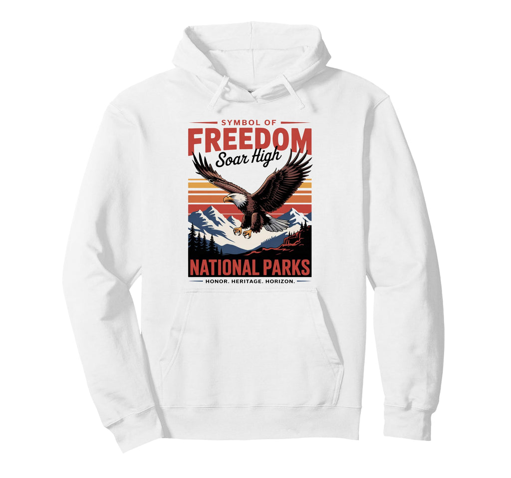 Patriotic American Usa Eagle National Hoodie - Streetwear Style Men Women - T-Shirt, Sweatshirt, Hoodie