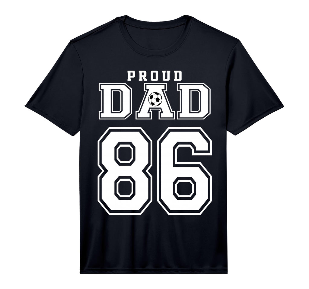 Number 86 Custom Proud Soccer Futbol T-Shirt - Unique Graphic for Adults - T-Shirt, Sweatshirt, Hoodie