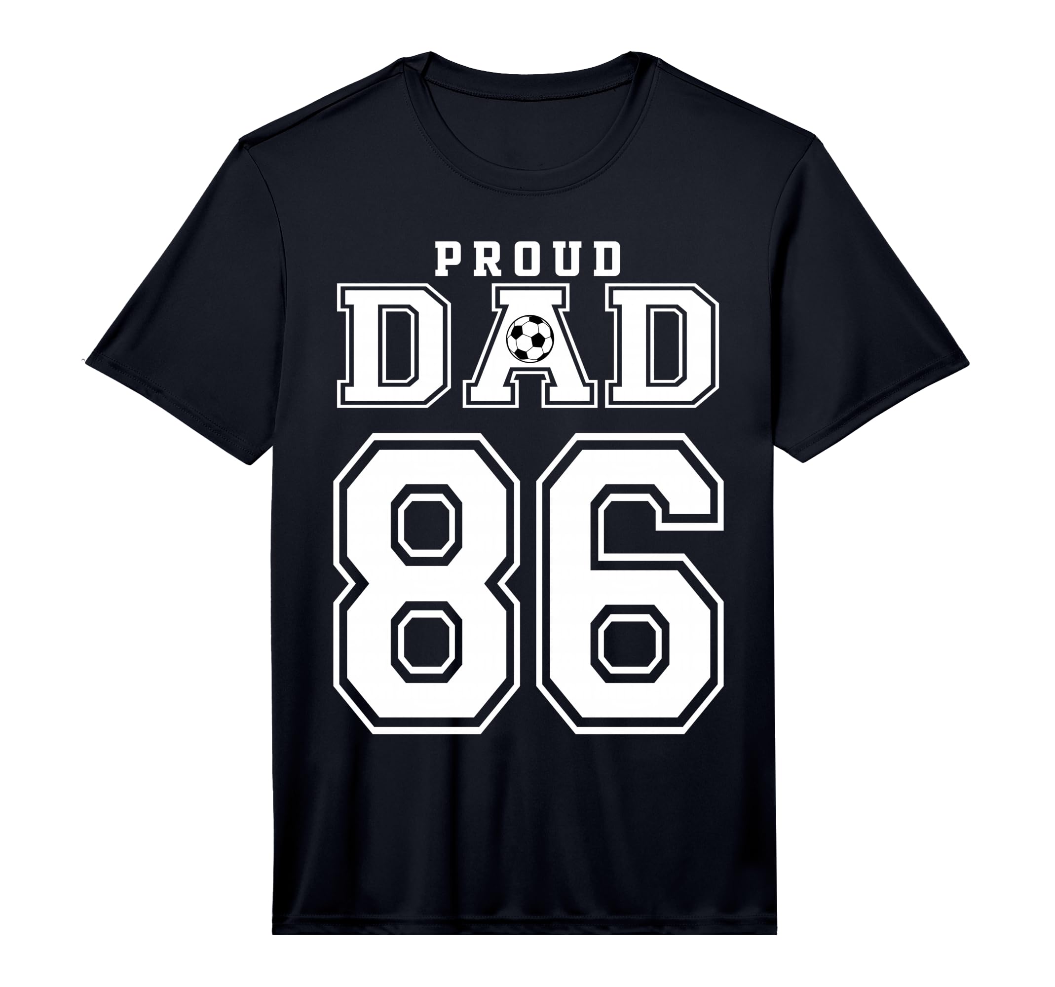 Number 86 Custom Proud Soccer Futbol T-Shirt - Custom Art Print Men Women - T-Shirt, Sweatshirt, Hoodie