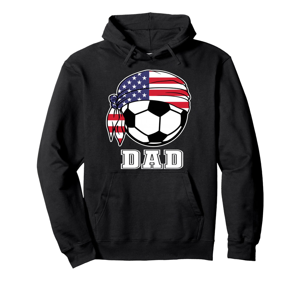 Soccer Dad Pops Father Soccer Player Hoodie - Unique Graphic Men Women - T-Shirt, Sweatshirt, Hoodie