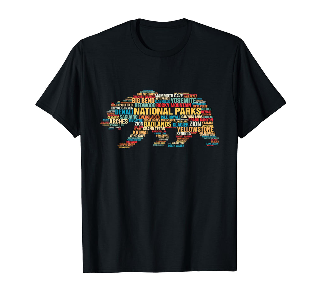 National Parks Usa Camping Funny T-Shirt - Fun Novelty Design Unisex - T-Shirt, Sweatshirt, Hoodie