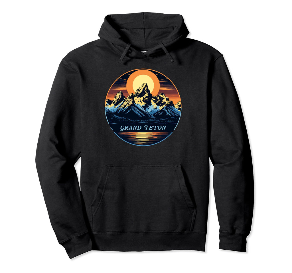 Grand Teton National Park Wyoming Trip Hoodie - Minimalist Print for Adults - T-Shirt, Sweatshirt, Hoodie