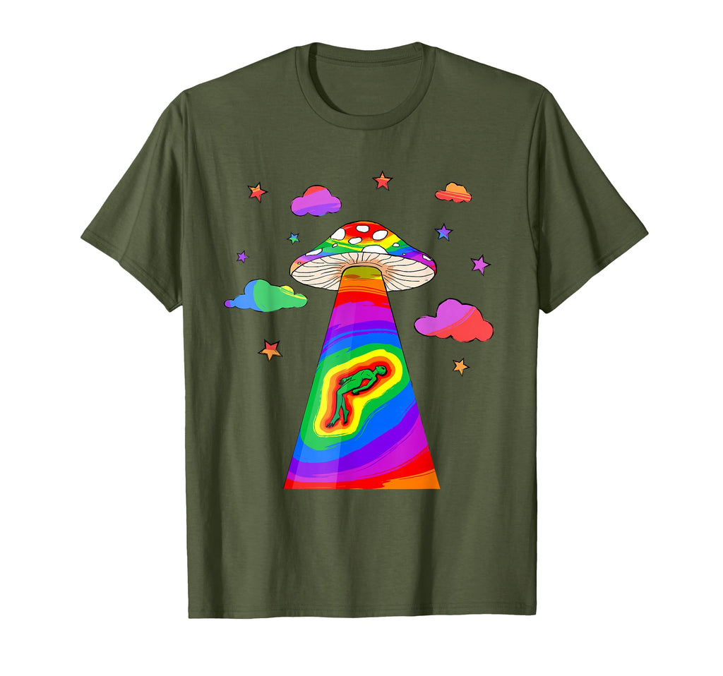 Kidcore Aesthetic Alien Ufo Abduction T-Shirt - Graphic Print Men Women - T-Shirt, Sweatshirt, Hoodie
