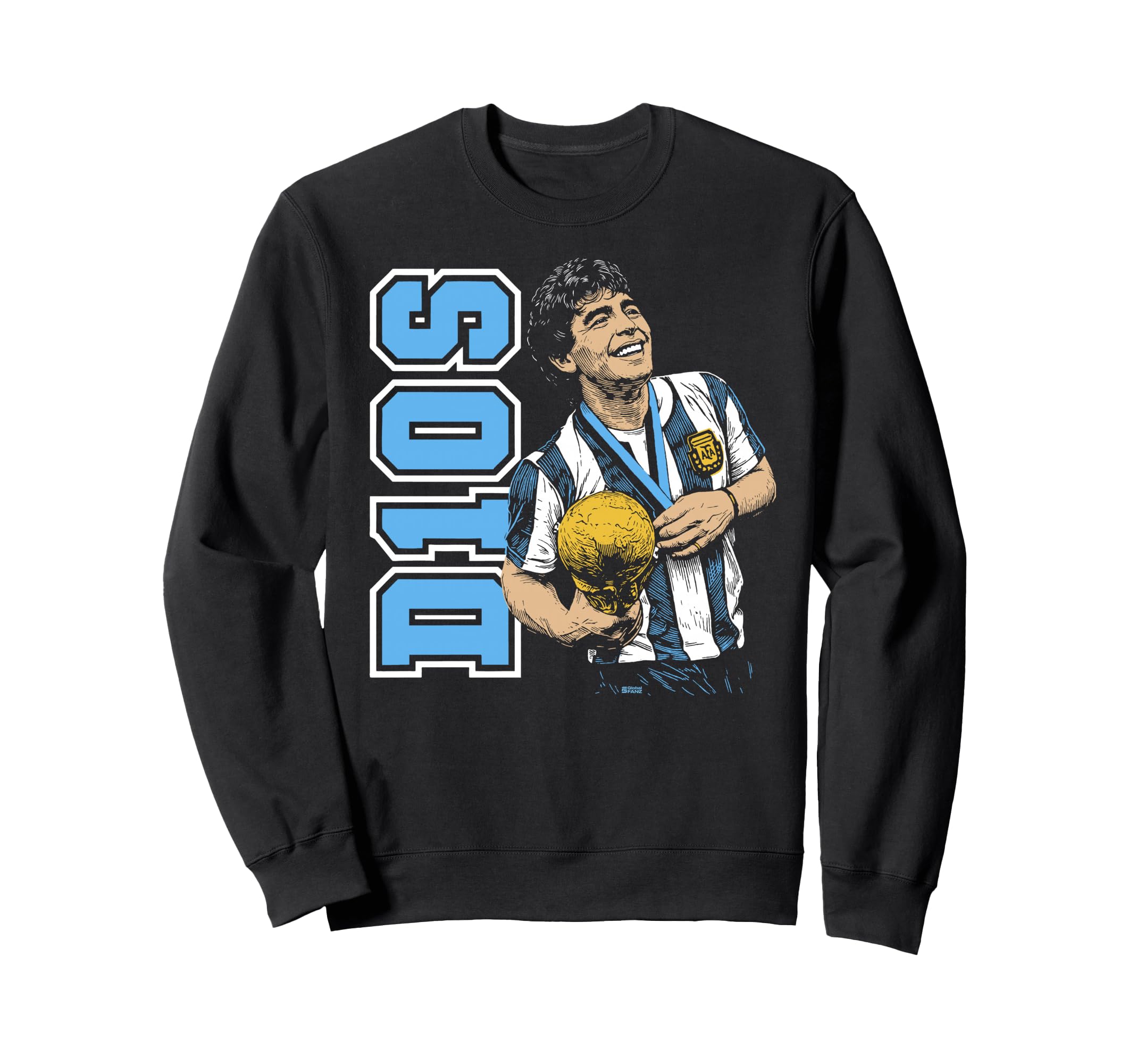Diego Maradona D10S 1986 World Sweatshirt - Minimalist Print Men Women - T-Shirt, Sweatshirt, Hoodie