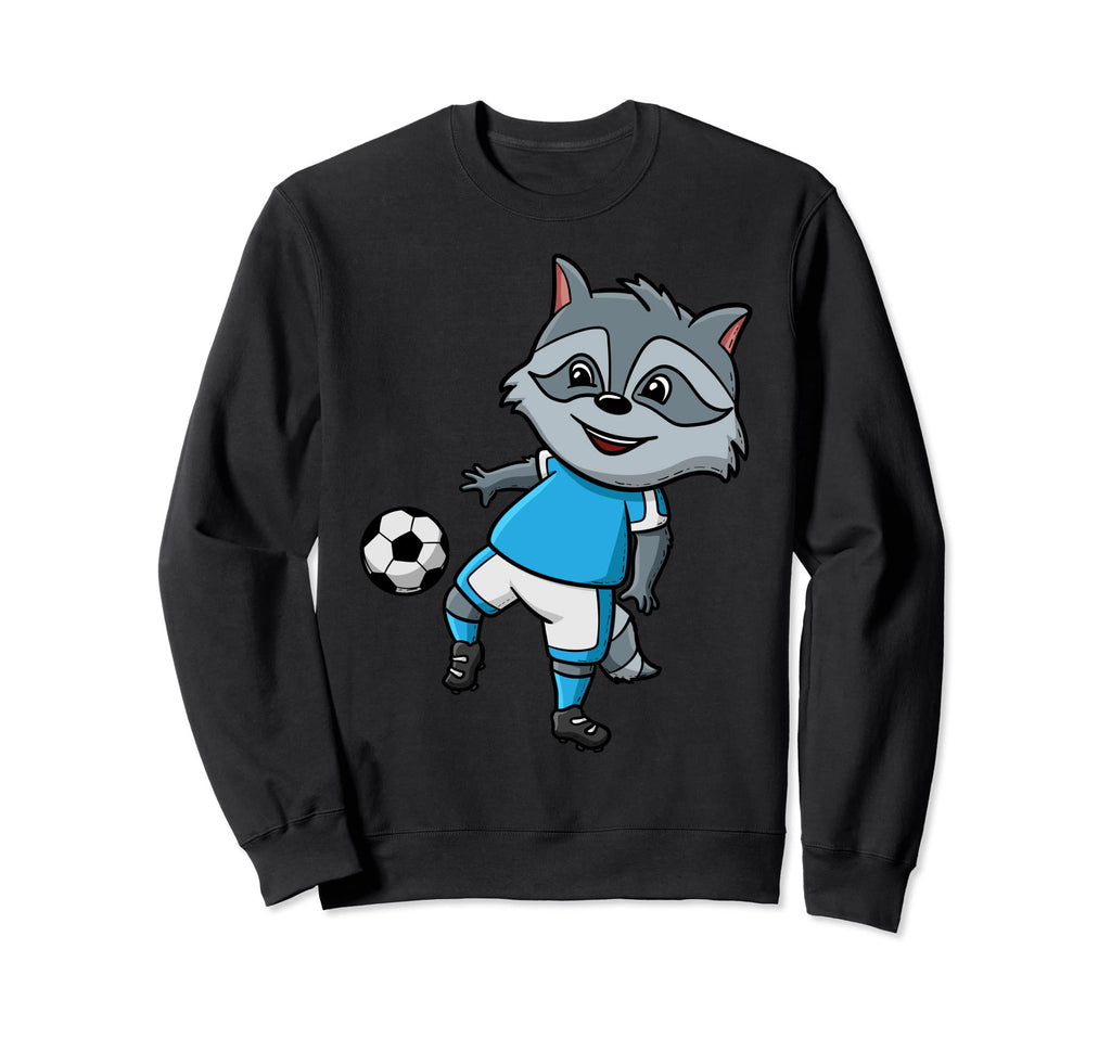 Raccoon Whisperer Goalkeeper Striker Sweatshirt - Trendy Graphic Men Women - T-Shirt, Sweatshirt, Hoodie
