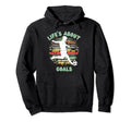 Lifes About Goals Funny Soccer Hoodie - Casual Everyday Wear for Adults - T-Shirt, Sweatshirt, Hoodie