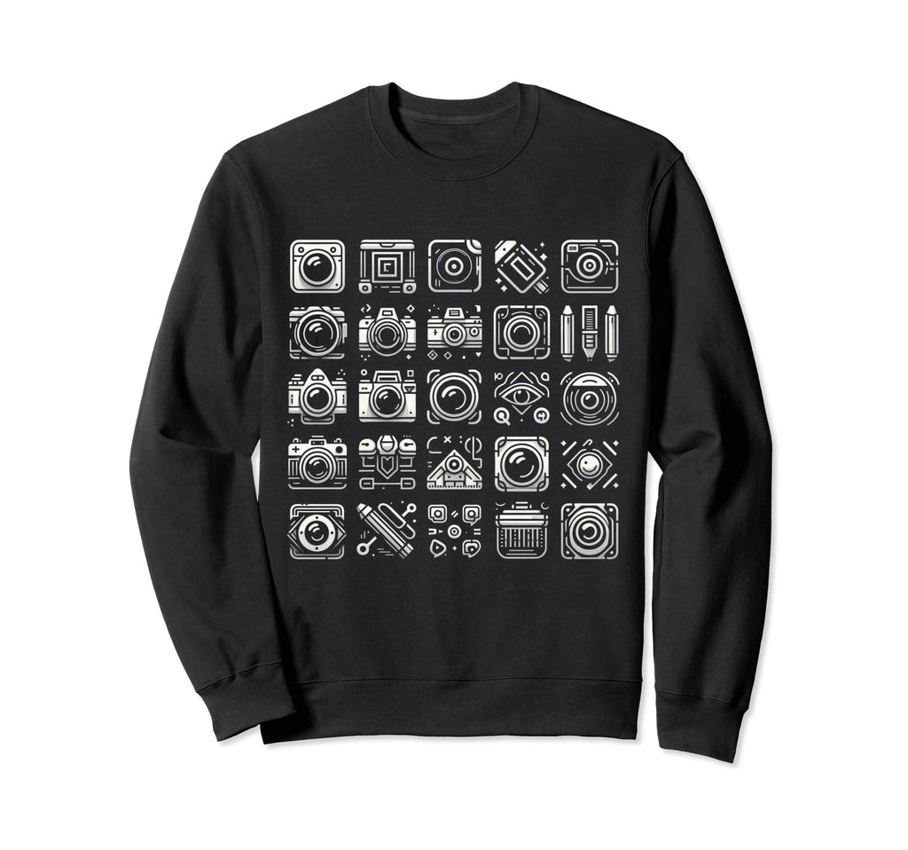 Funny Camera Sweatshirt - Aesthetic Graphic Unisex - T-Shirt, Sweatshirt, Hoodie