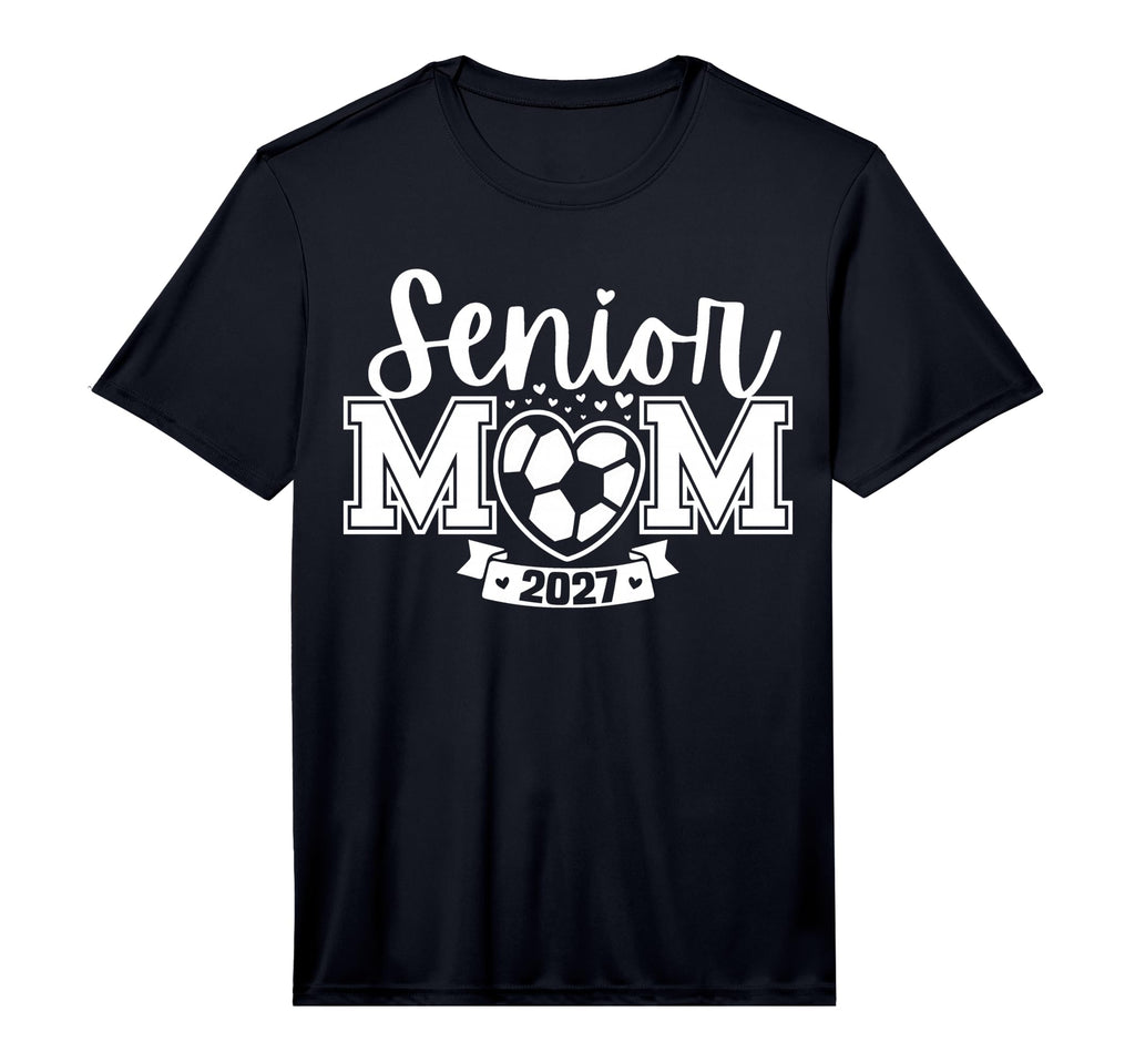 Mens Senior Soccer Mom Class 2027 T-Shirt - Minimalist Print for Adults - T-Shirt, Sweatshirt, Hoodie