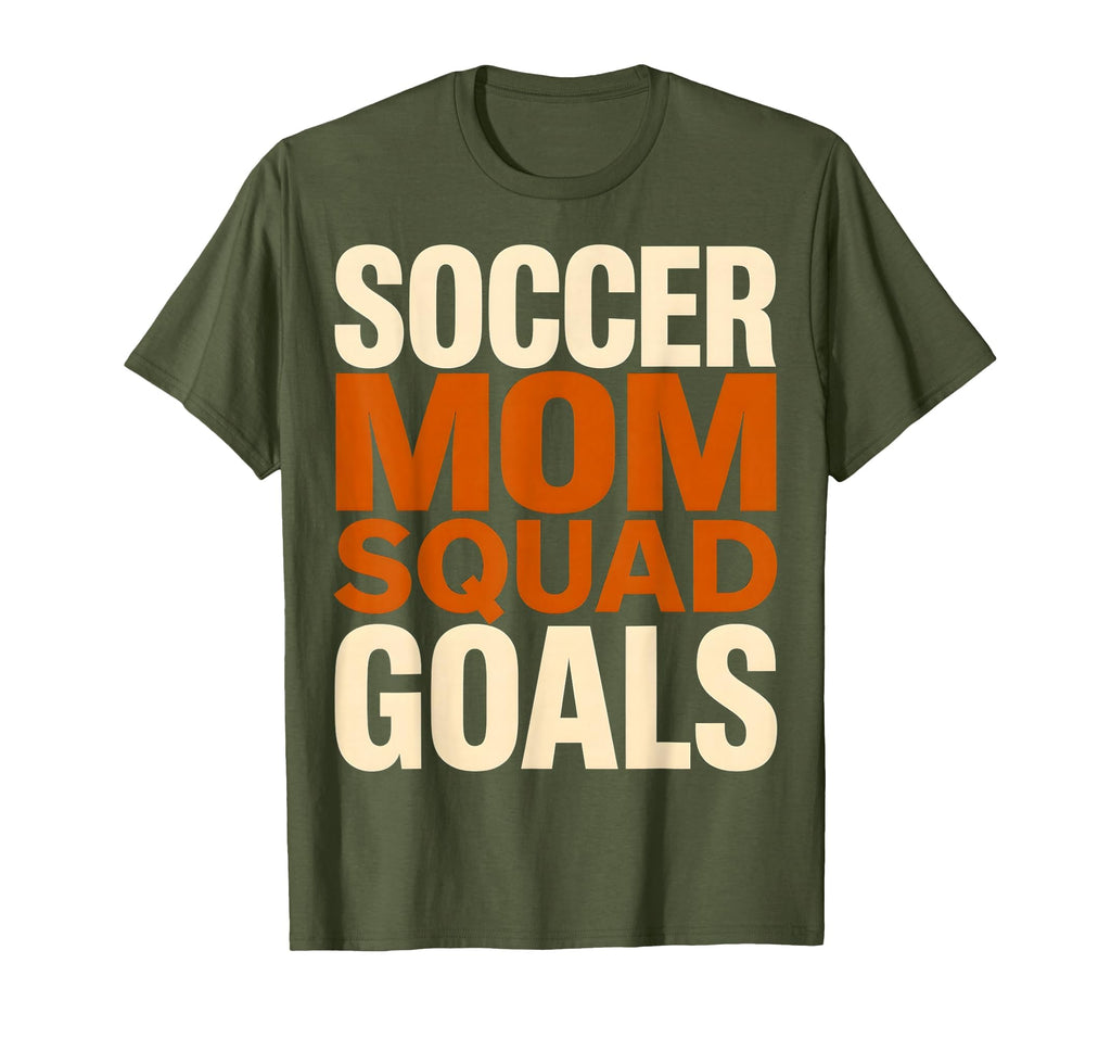 Soccer Mom Squad Goals T-Shirt - Minimalist Print Men Women - T-Shirt, Sweatshirt, Hoodie