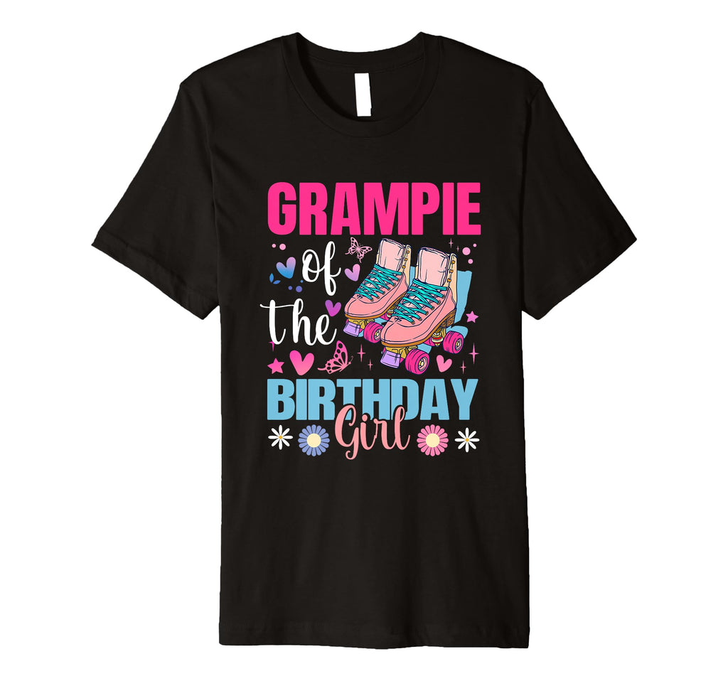 Grampie Birthday Rolling Skate Bday T-Shirt - Custom Art Print for Adults - T-Shirt, Sweatshirt, Hoodie