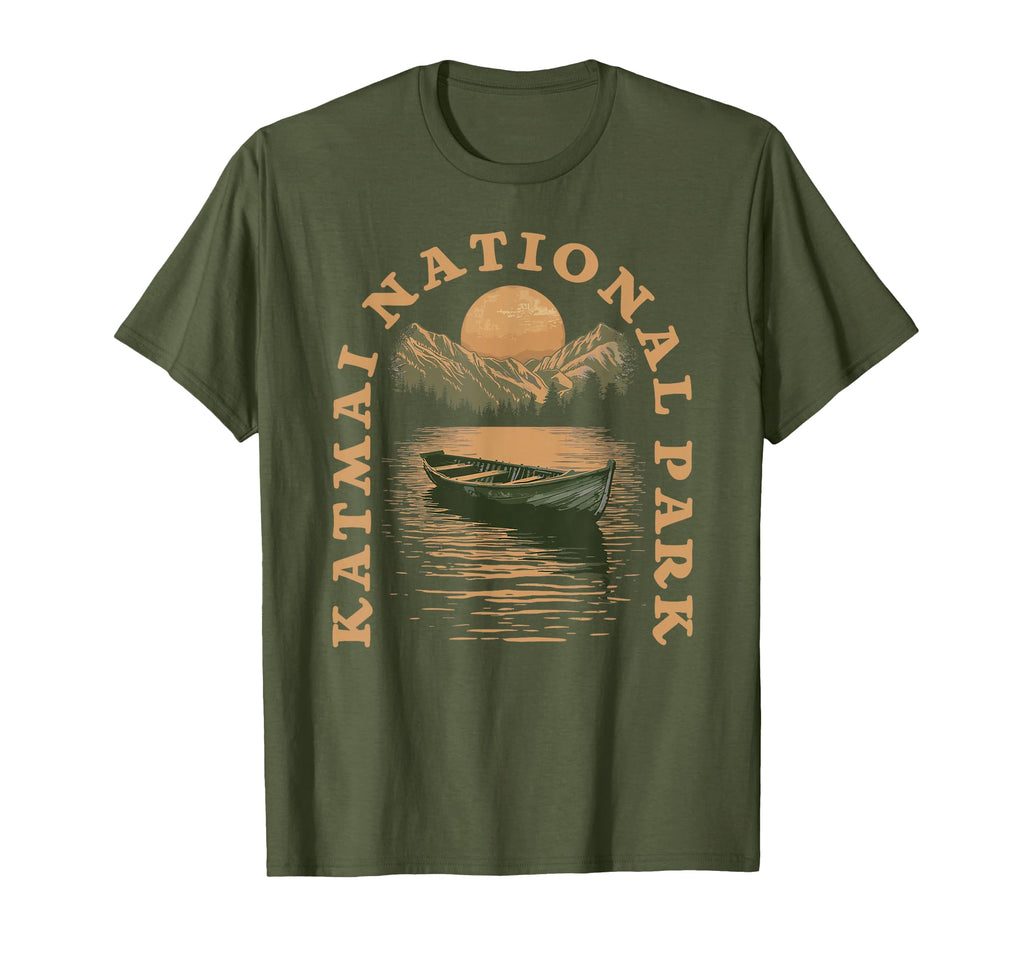 Katmai National Park Boat Lake T-Shirt - Streetwear Style Unisex - T-Shirt, Sweatshirt, Hoodie