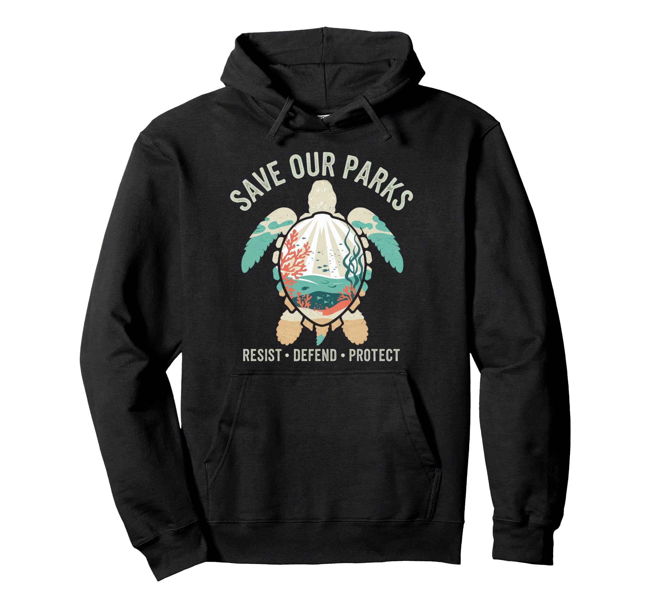 Save Our Parks Protect National Park Hoodie - Minimalist Print Unisex - T-Shirt, Sweatshirt, Hoodie