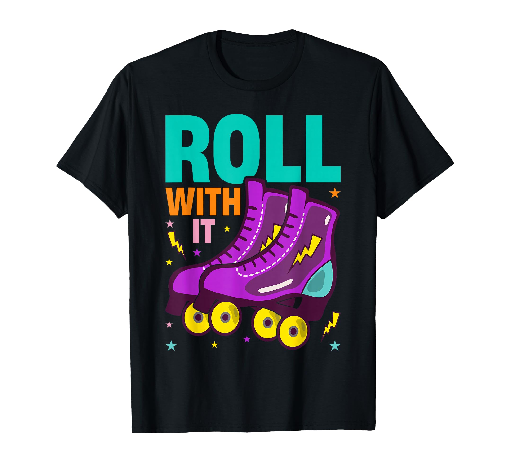 Rollerskates 80S Derby Roller T-Shirt - Minimalist Print for Adults - T-Shirt, Sweatshirt, Hoodie