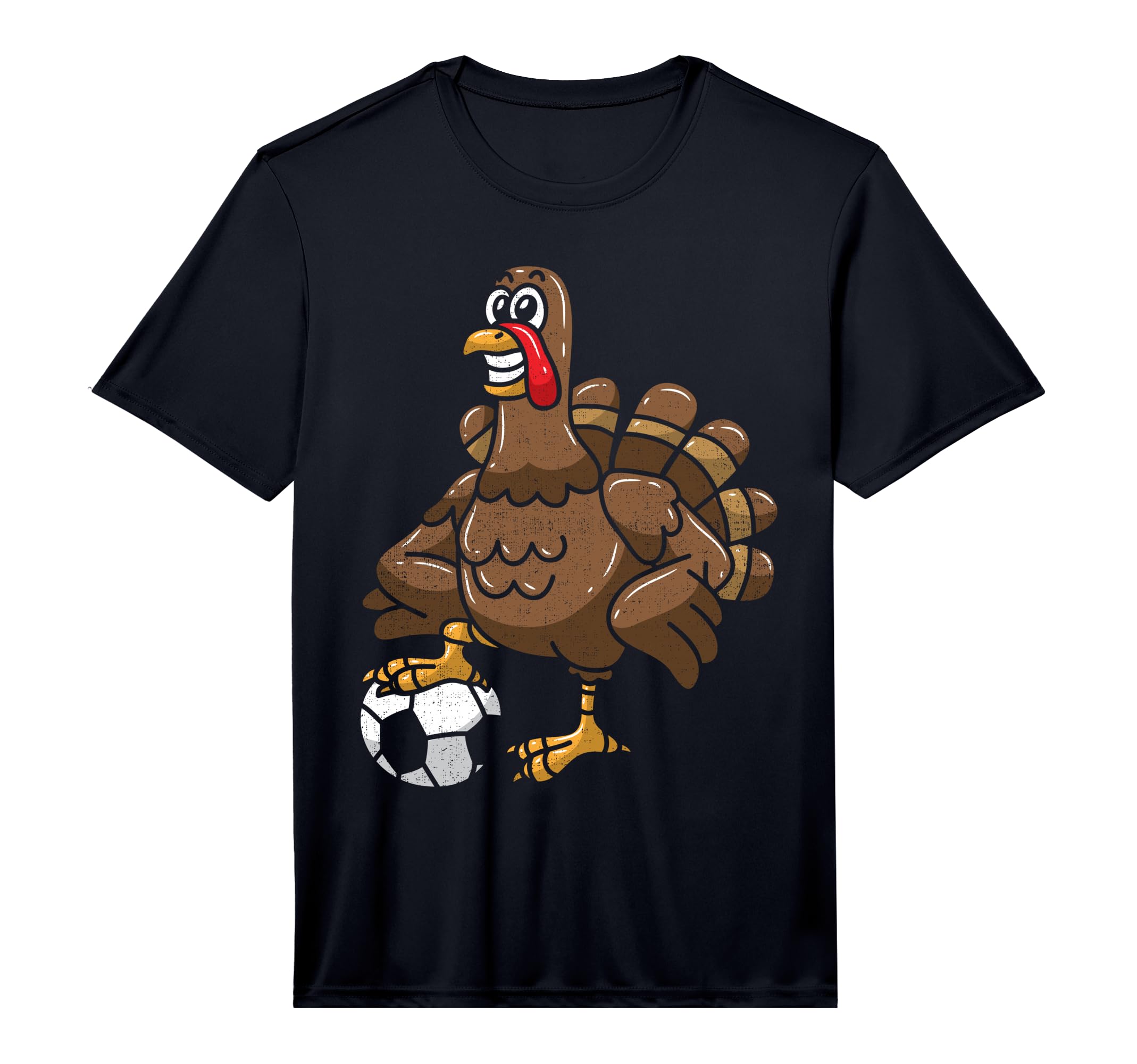 Thanksgiving Turkey Soccer Football T-Shirt - Graphic Print Men Women - T-Shirt, Sweatshirt, Hoodie