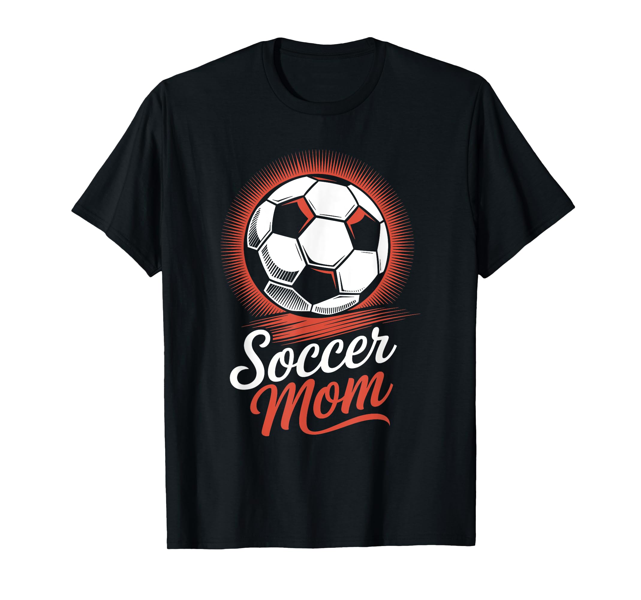 Proud Soccer Mom Fun Sport Football T-Shirt - Novelty Apparel Unisex - T-Shirt, Sweatshirt, Hoodie