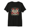 Soccer Heartbeat Tattoo Roses Player T-Shirt - Graphic Print for Adults - T-Shirt, Sweatshirt, Hoodie