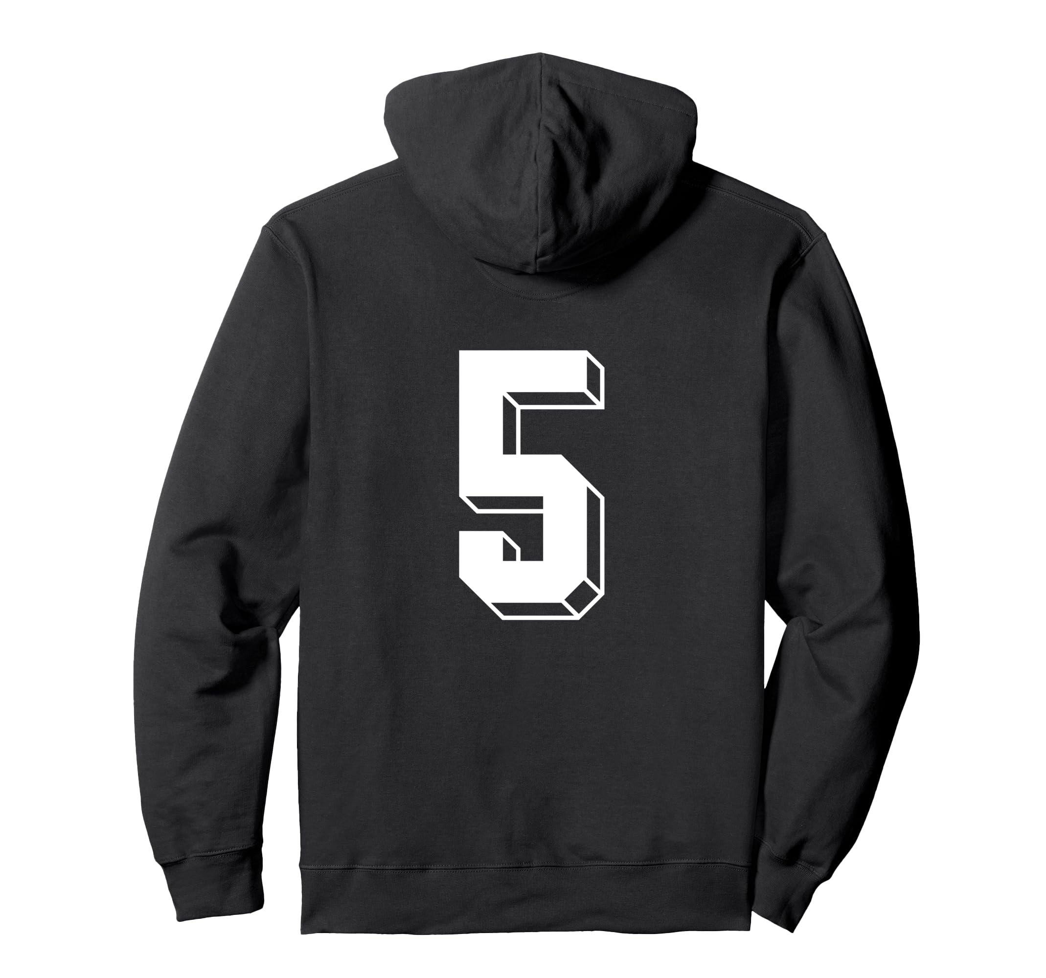Number 5 Backside 80S 90S Team Jersey Hoodie - Unique Graphic for Adults - T-Shirt, Sweatshirt, Hoodie
