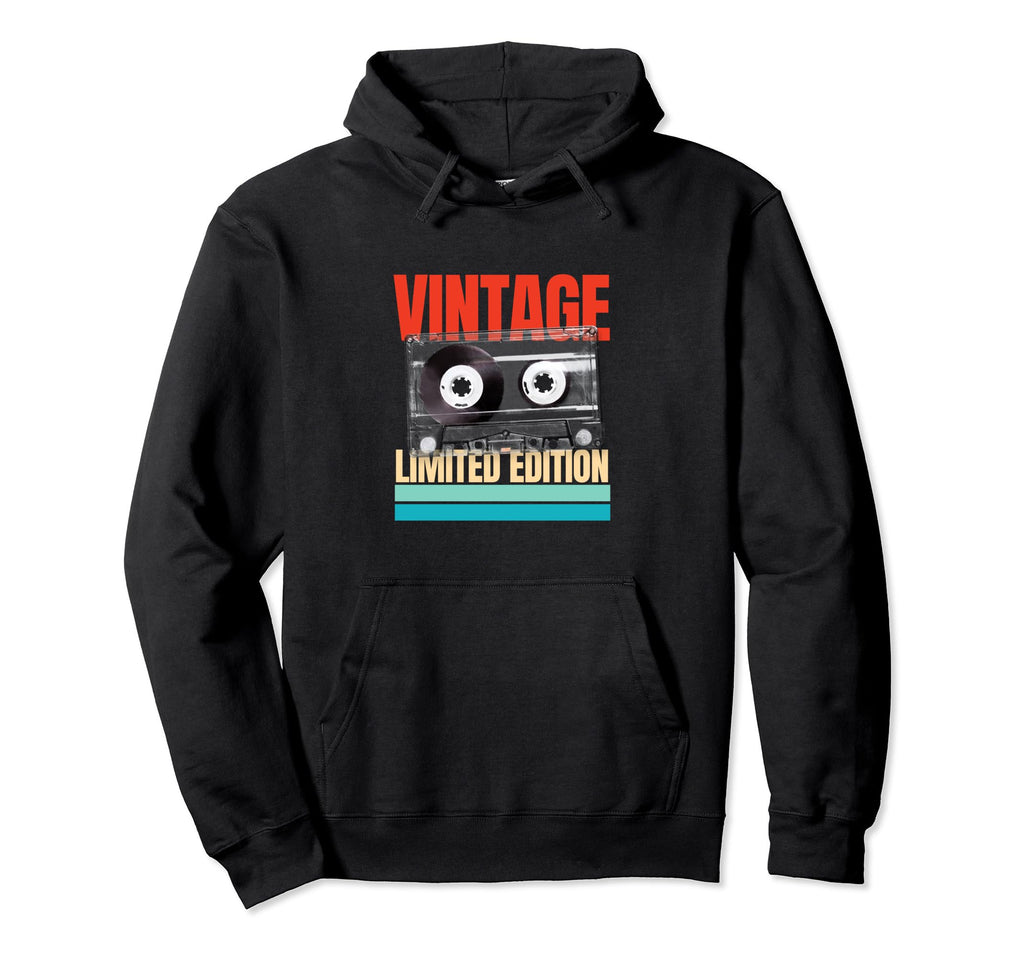 Tape Cassette Birthday Gifts Music Hoodie - Fun Novelty Design for Adults - T-Shirt, Sweatshirt, Hoodie