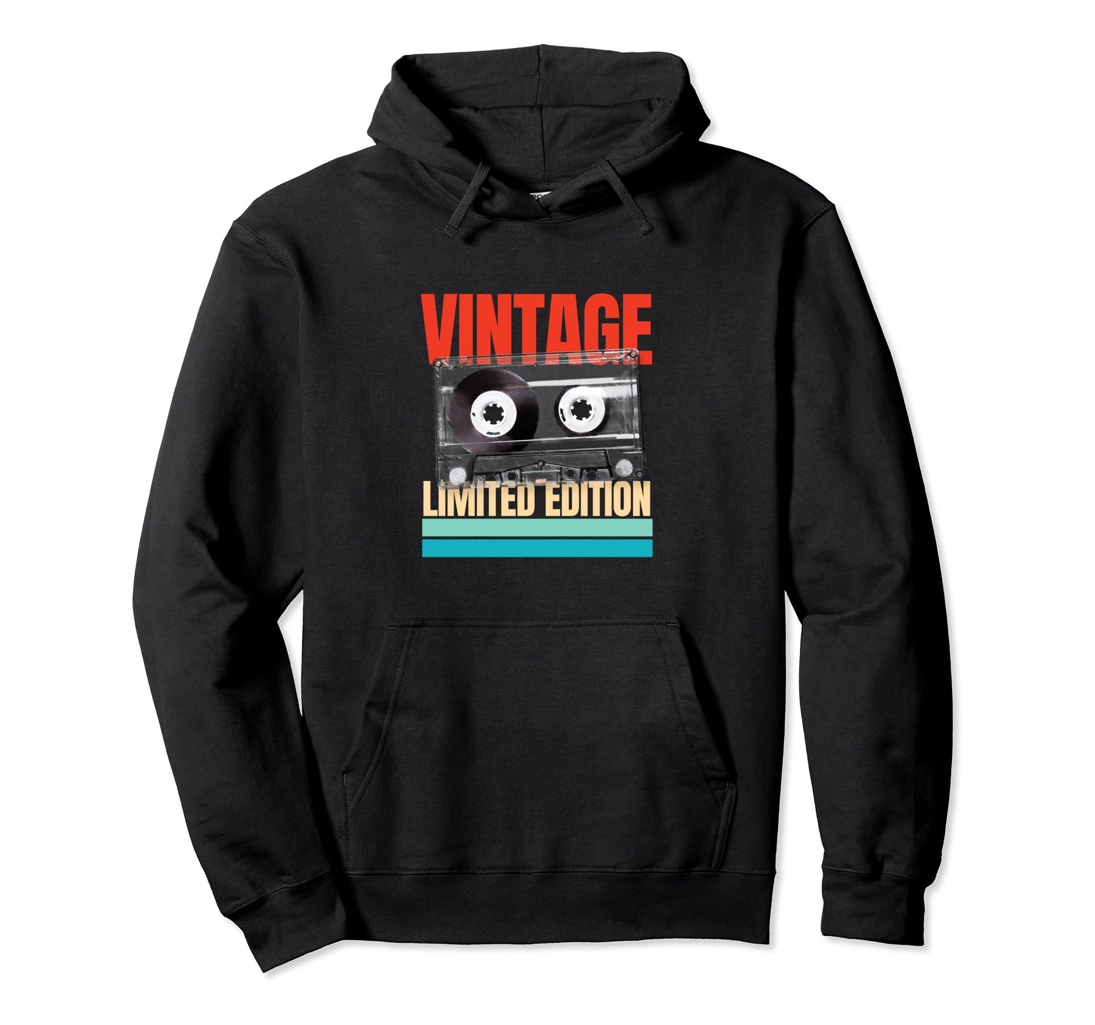 Tape Cassette Birthday Gifts Music Hoodie - Fun Novelty Design for Adults - T-Shirt, Sweatshirt, Hoodie