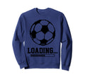 Loading Pixelated Soccer Ball Sweatshirt - Minimalist Print for Adults - T-Shirt, Sweatshirt, Hoodie