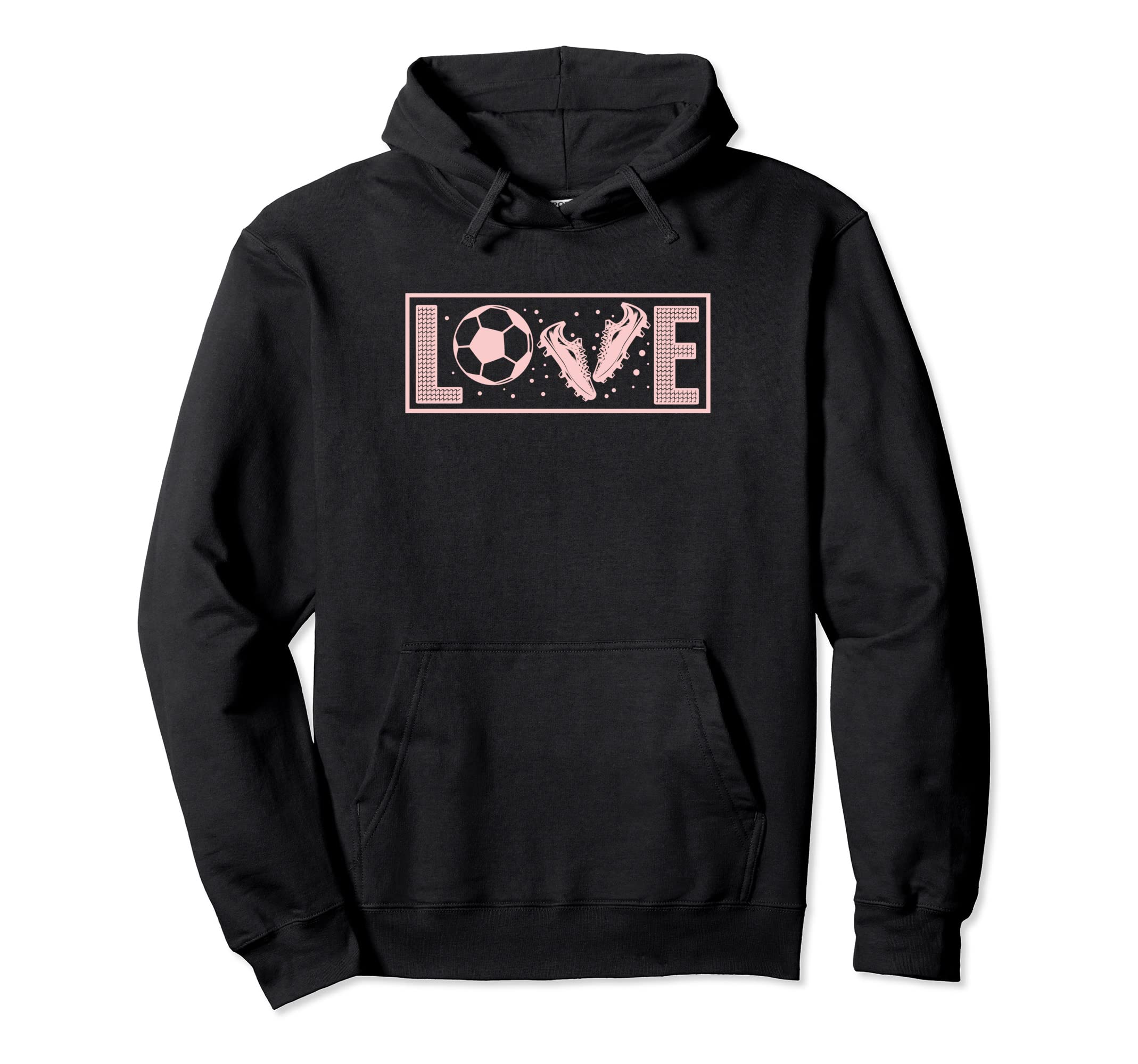 Soccer Fan Pastel Sports Lover Hoodie - Custom Art Print for Adults - T-Shirt, Sweatshirt, Hoodie