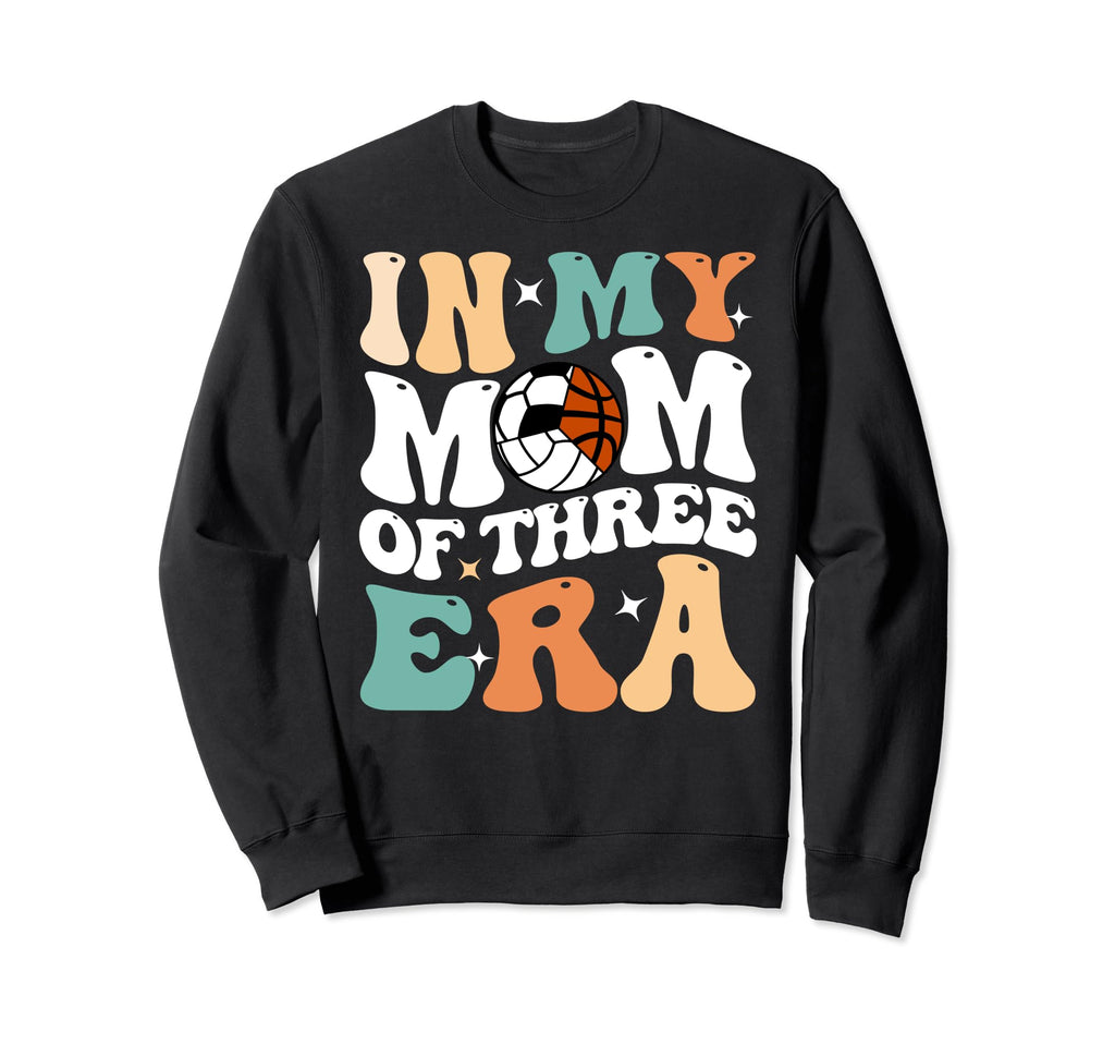 My Mom Three Era Funny Volleyball Sweatshirt - Custom Art Print Unisex - T-Shirt, Sweatshirt, Hoodie