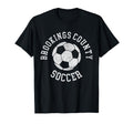 Brookings County Soccer Distressed T-Shirt - Casual Everyday Wear Unisex - T-Shirt, Sweatshirt, Hoodie