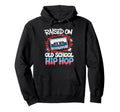 Raised Old School Hip Hop Cassette Hoodie - Novelty Apparel Unisex - T-Shirt, Sweatshirt, Hoodie