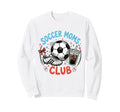 Soccer Moms Club Iced Coffee Cleats Sweatshirt - Trendy Graphic Unisex - T-Shirt, Sweatshirt, Hoodie
