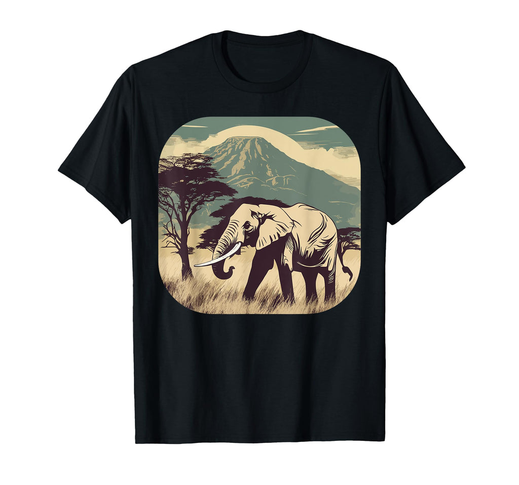 Safari Elephant South Africa National Park T-Shirt - Trendy Graphic Unisex - T-Shirt, Sweatshirt, Hoodie