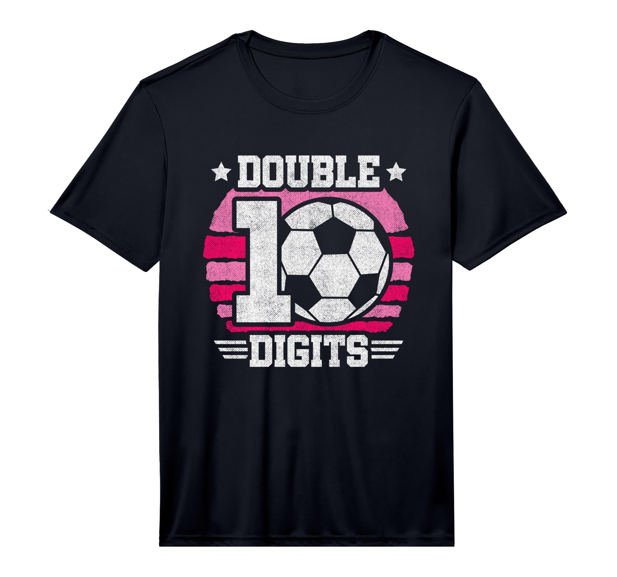 Soccer Birthday 10 Year Old Double T-Shirt - Novelty Apparel Men Women - T-Shirt, Sweatshirt, Hoodie