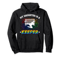 My Daughter Is Soccer Keeper Mom Hoodie - Novelty Apparel for Adults - T-Shirt, Sweatshirt, Hoodie