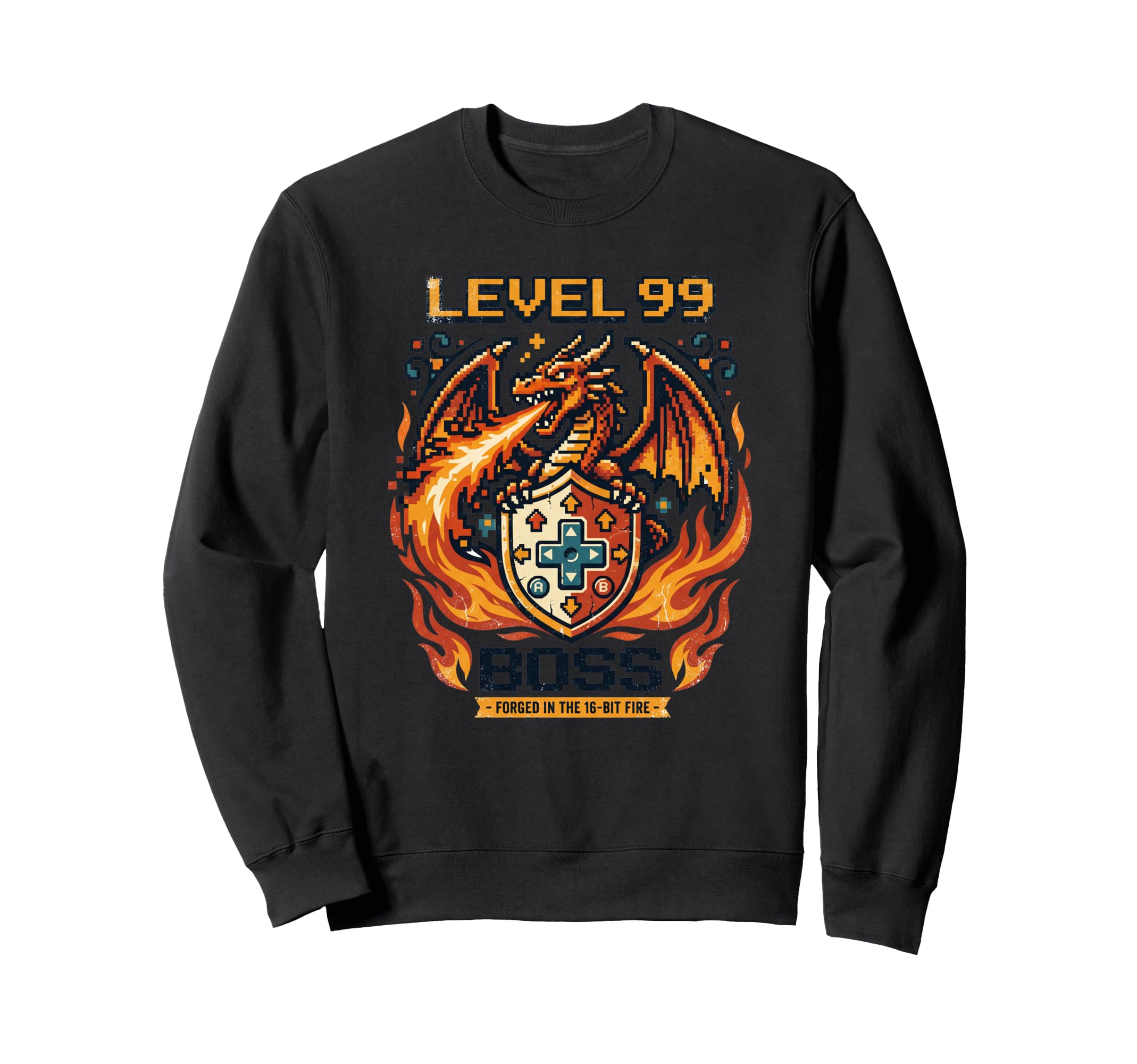 Video Game Gaming Arcade 80S Sweatshirt - Casual Everyday Wear Men Women - T-Shirt, Sweatshirt, Hoodie