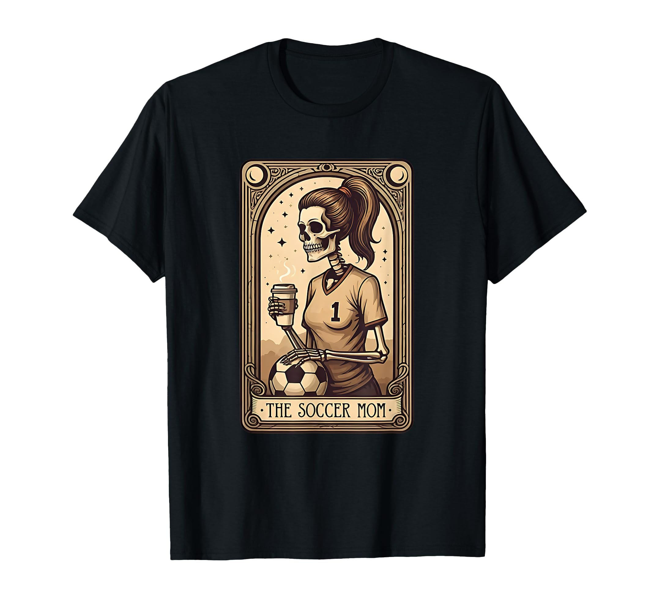 Funny Soccer Mom Tarot Card T-Shirt - Aesthetic Graphic for Adults - T-Shirt, Sweatshirt, Hoodie