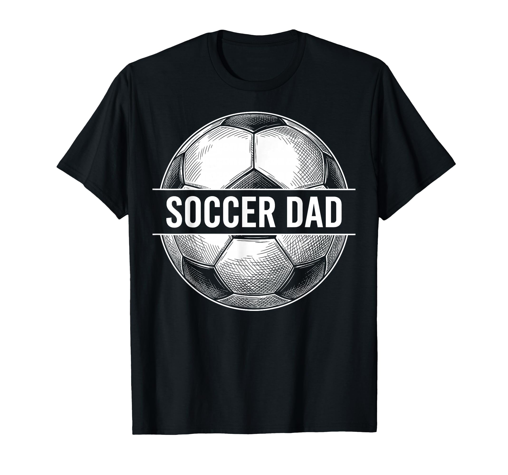 Soccer Dad Sports Father Soccer Ball T-Shirt - Graphic Print Men Women - T-Shirt, Sweatshirt, Hoodie