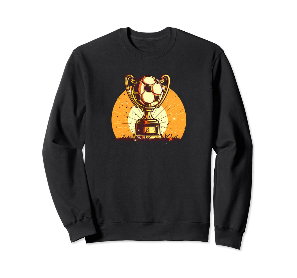 Trophy Soccer Ball Soccer Coach Sweatshirt - Graphic Print Unisex - T-Shirt, Sweatshirt, Hoodie