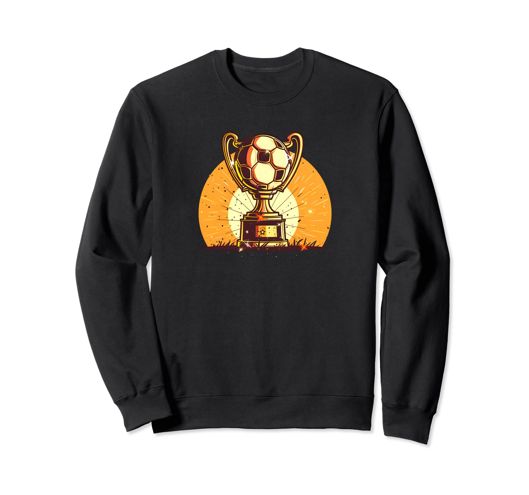 Trophy Soccer Ball Soccer Coach Sweatshirt - Graphic Print Unisex - T-Shirt, Sweatshirt, Hoodie