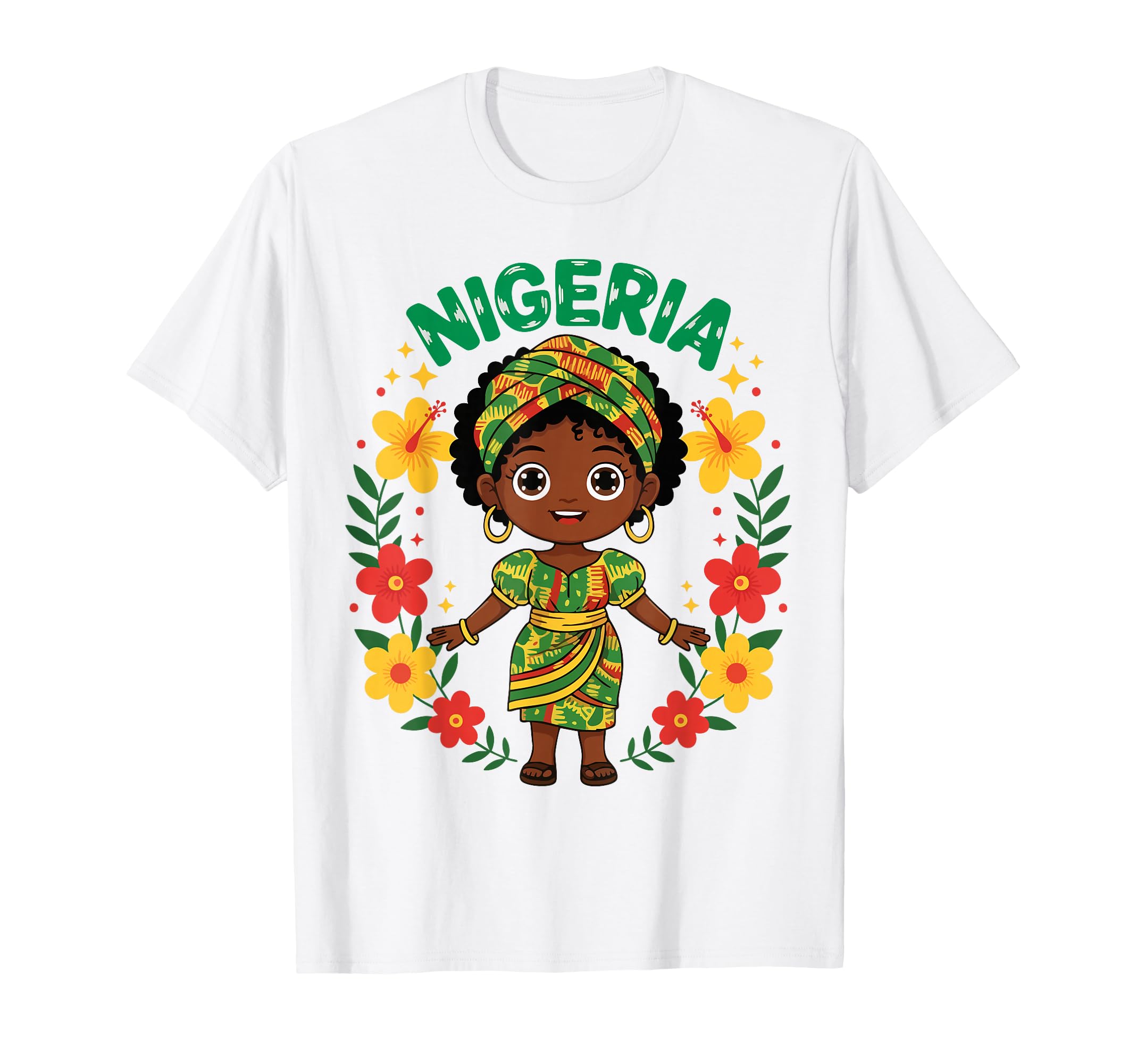 Nigeria Nigerian Traditional Dress T-Shirt - Unique Graphic for Adults - T-Shirt, Sweatshirt, Hoodie